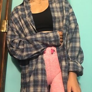 Blue flannel